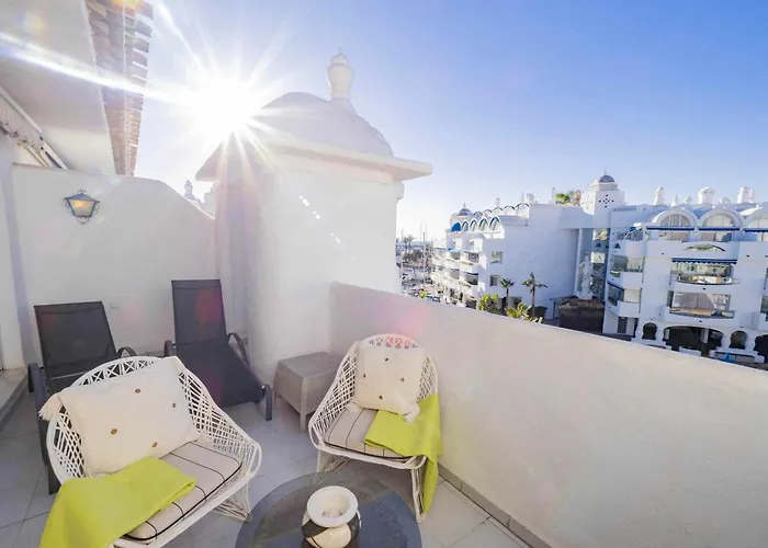 Terraza en la Playa de Benalmádena