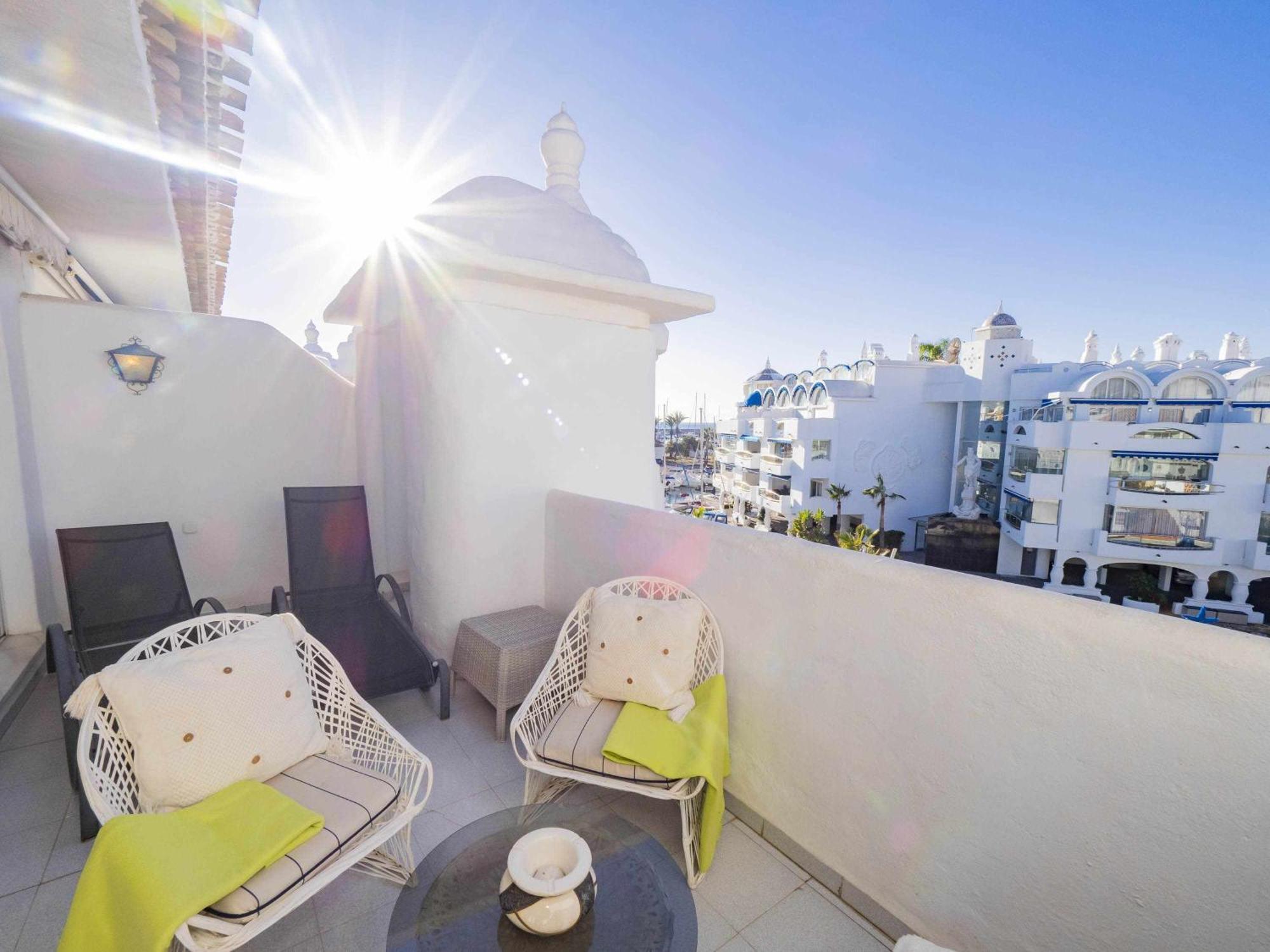 Terraza En La Playa De Apartamento Benalmádena